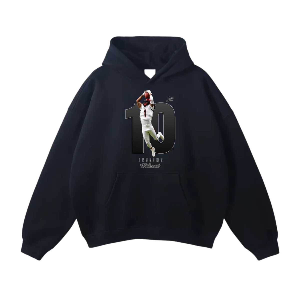 Jerrime Neal Oversize Fleeced Hoodie