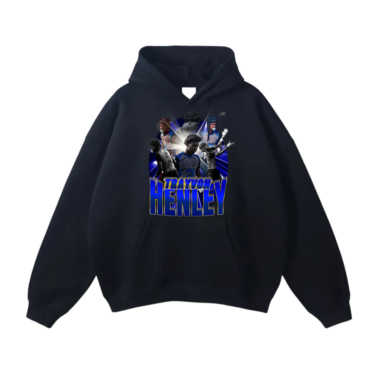 Trayvon Henley Oversize Fleeced Hoodie