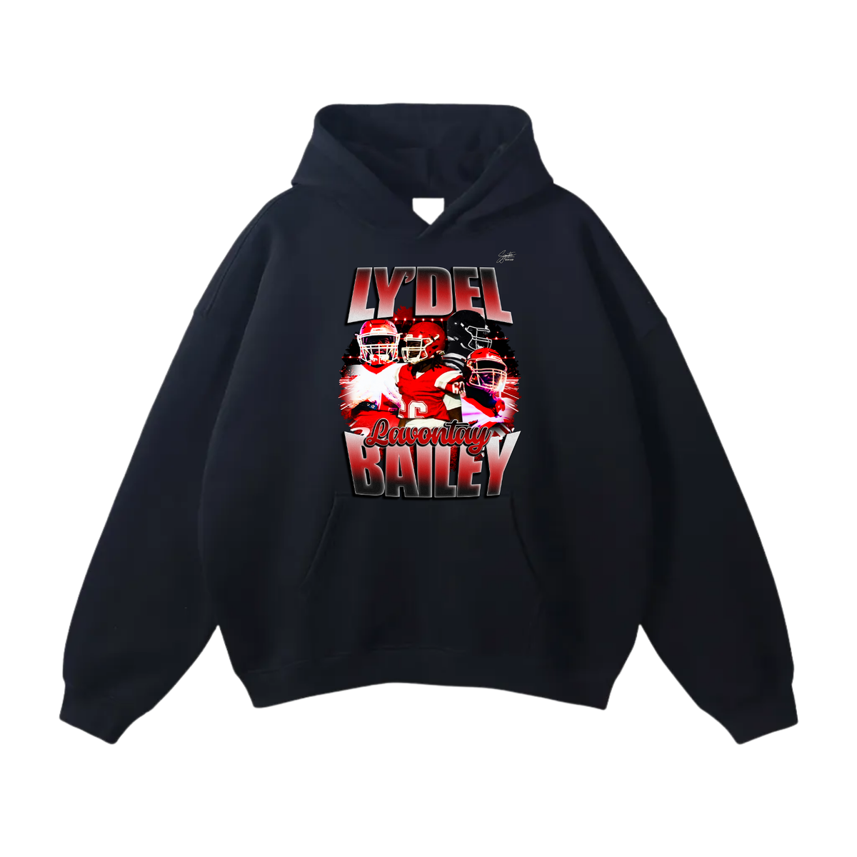 Ly’Del Bailey Oversize Fleeced Hoodie