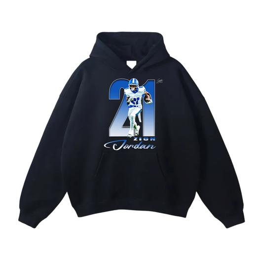 Zion Jordan Oversize Fleeced Hoodie