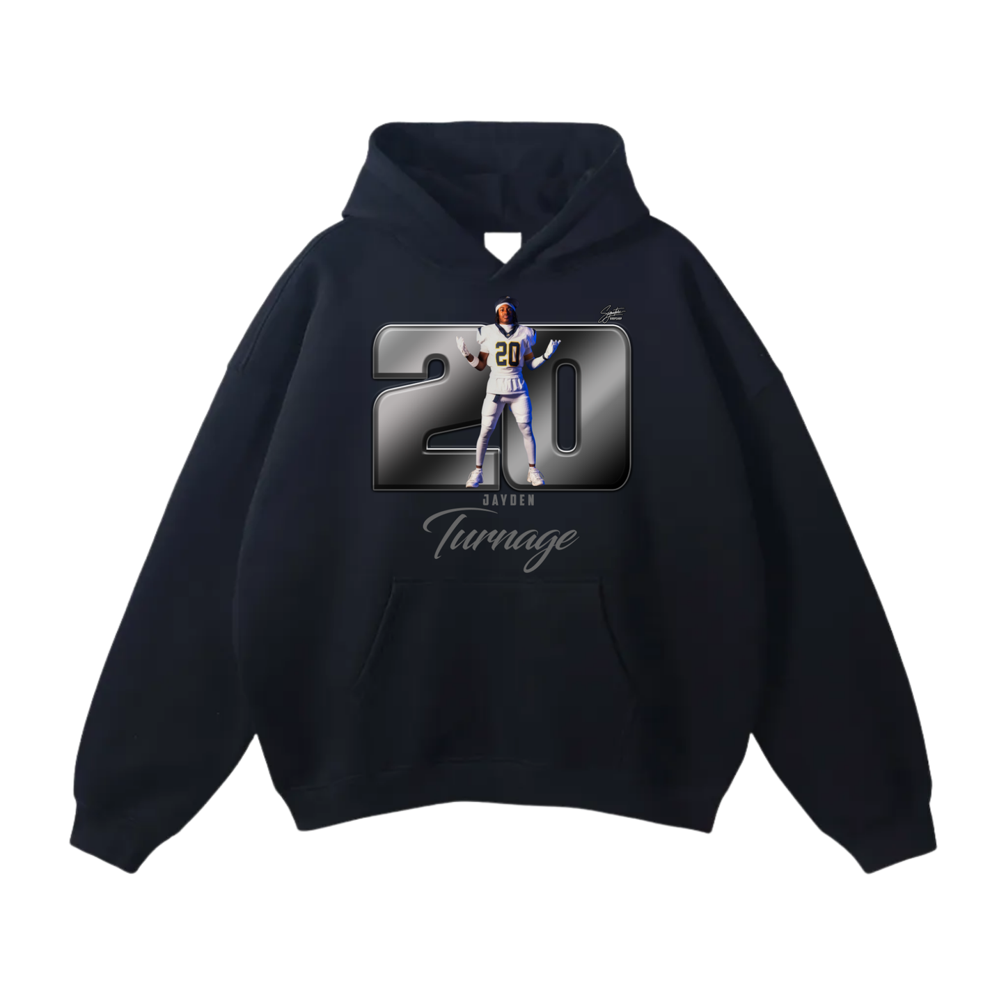 Jayden Turnage Oversize Fleeced Hoodie