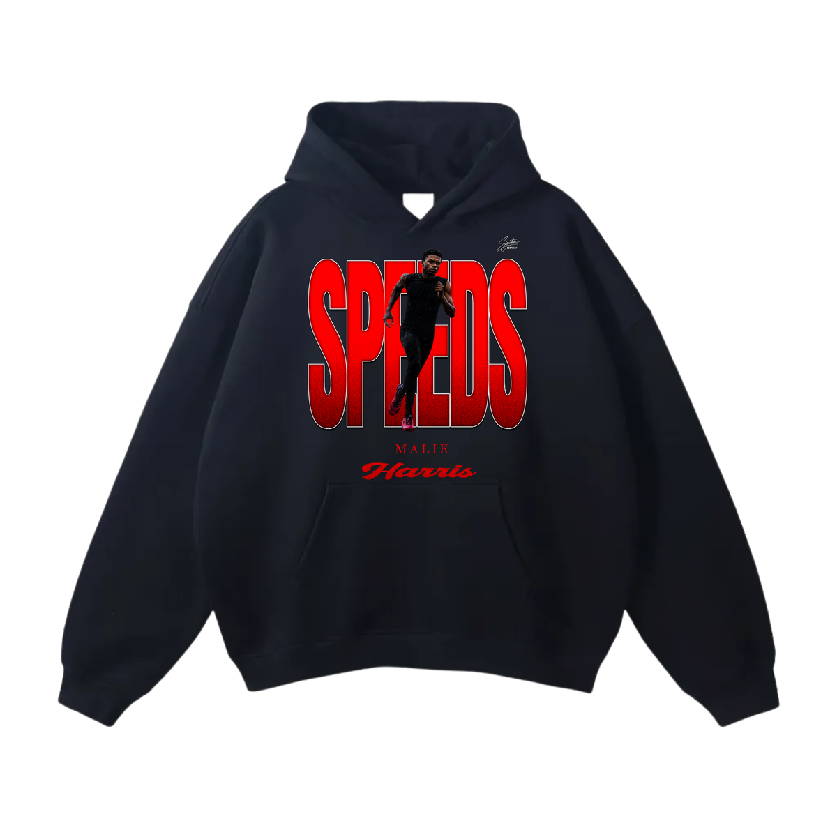 Malik Harris Oversize Fleeced Hoodie