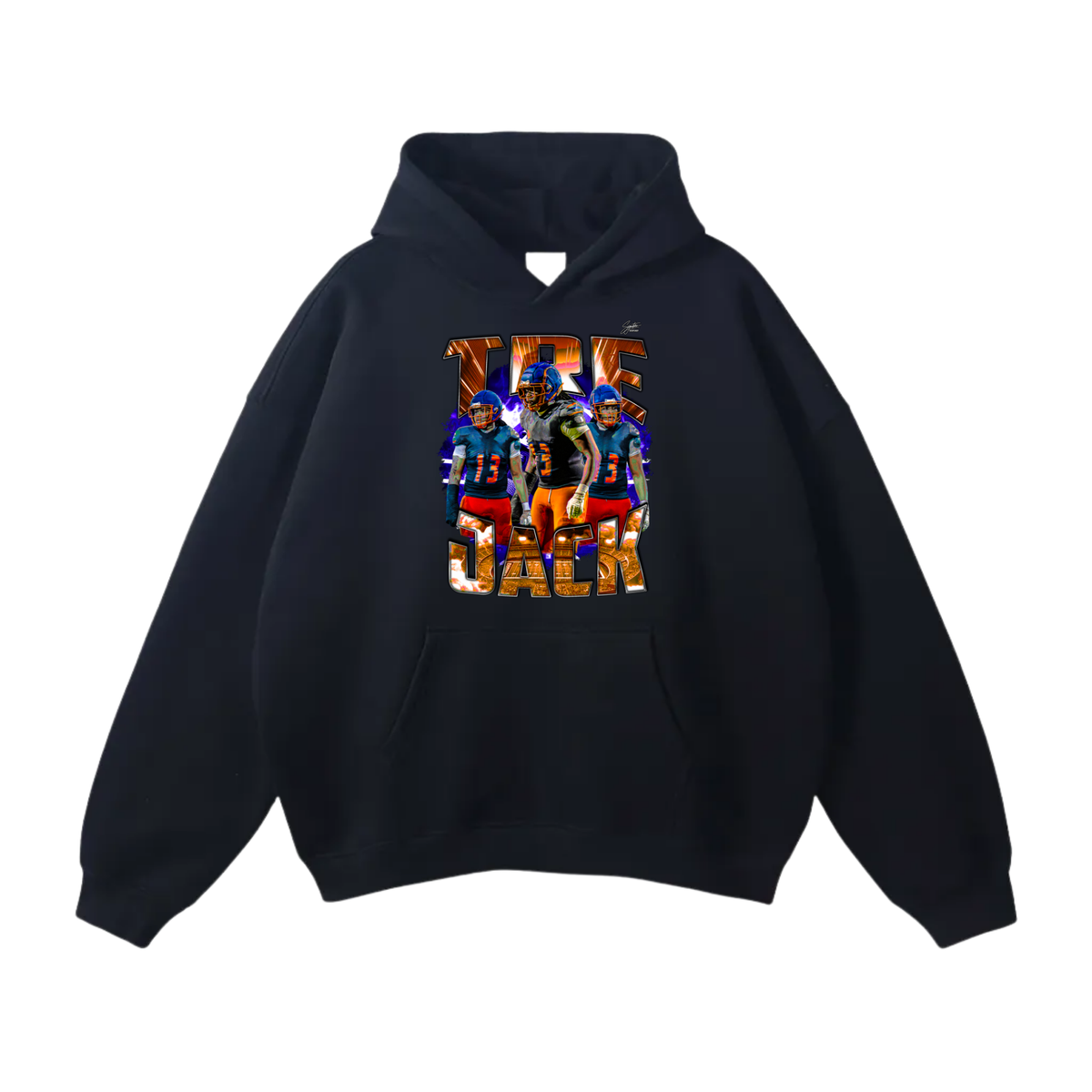 Tre Jack Oversize Fleeced Hoodie