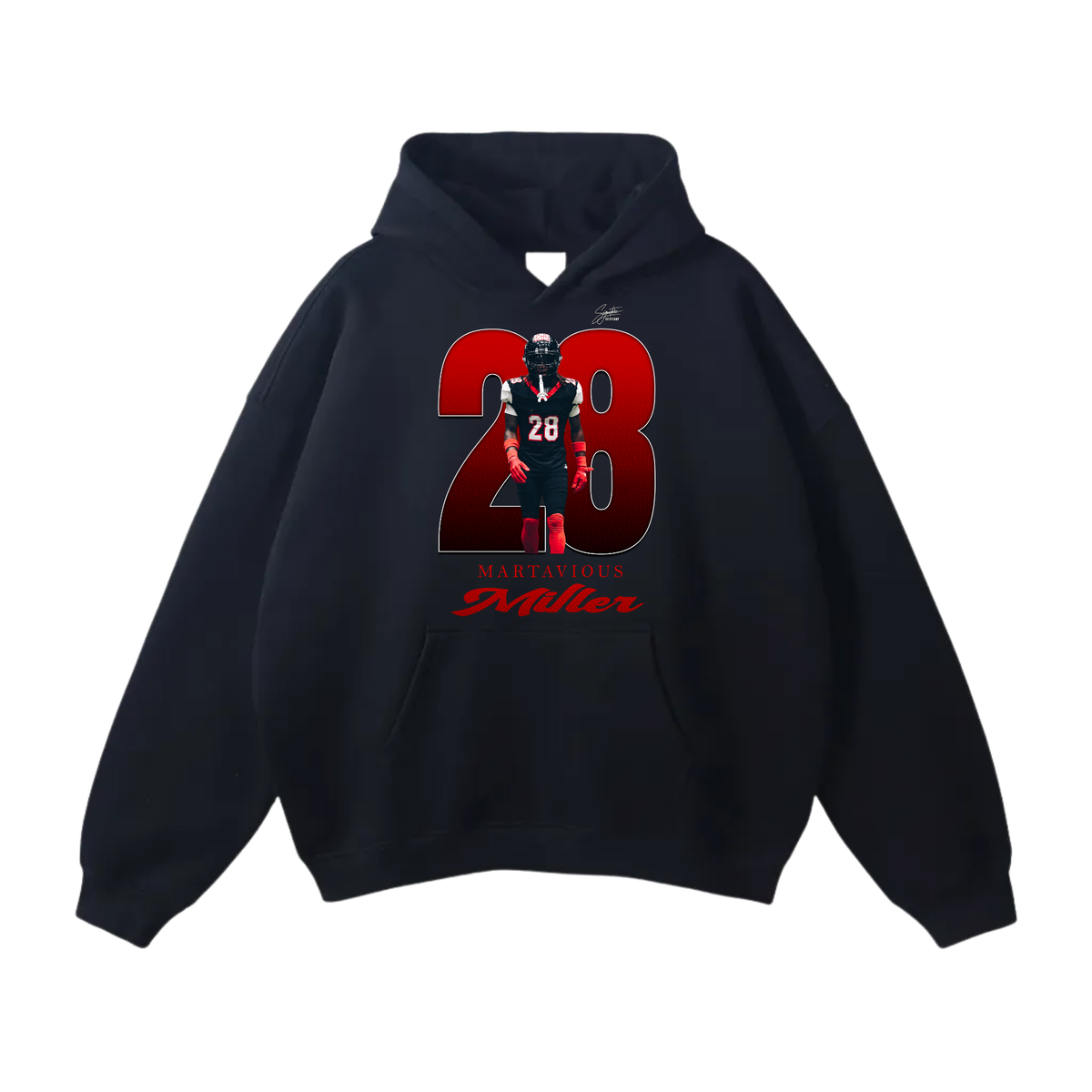 Martavious Miller Oversize Fleeced Hoodie