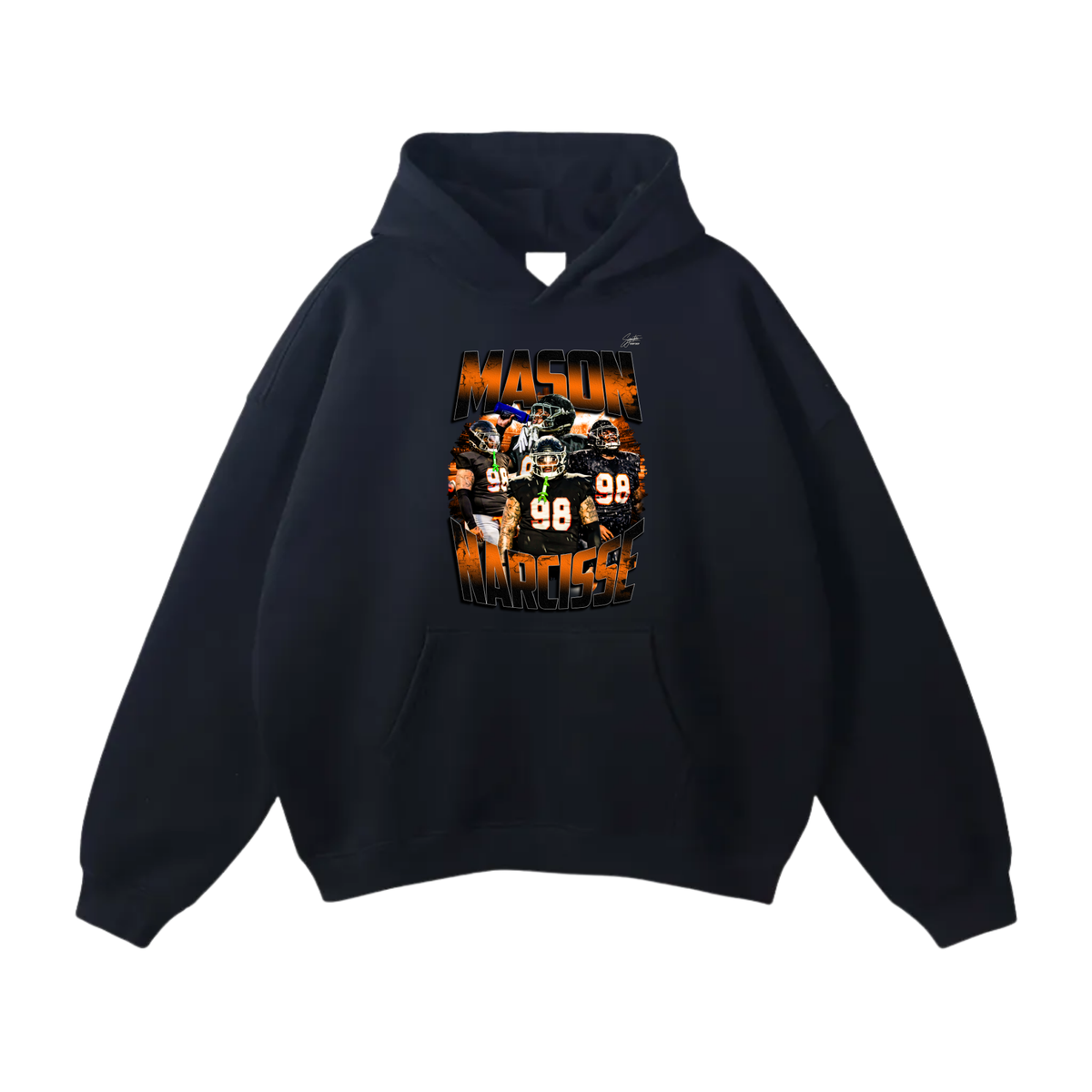 Mason Narcisse Oversize Fleeced Hoodie