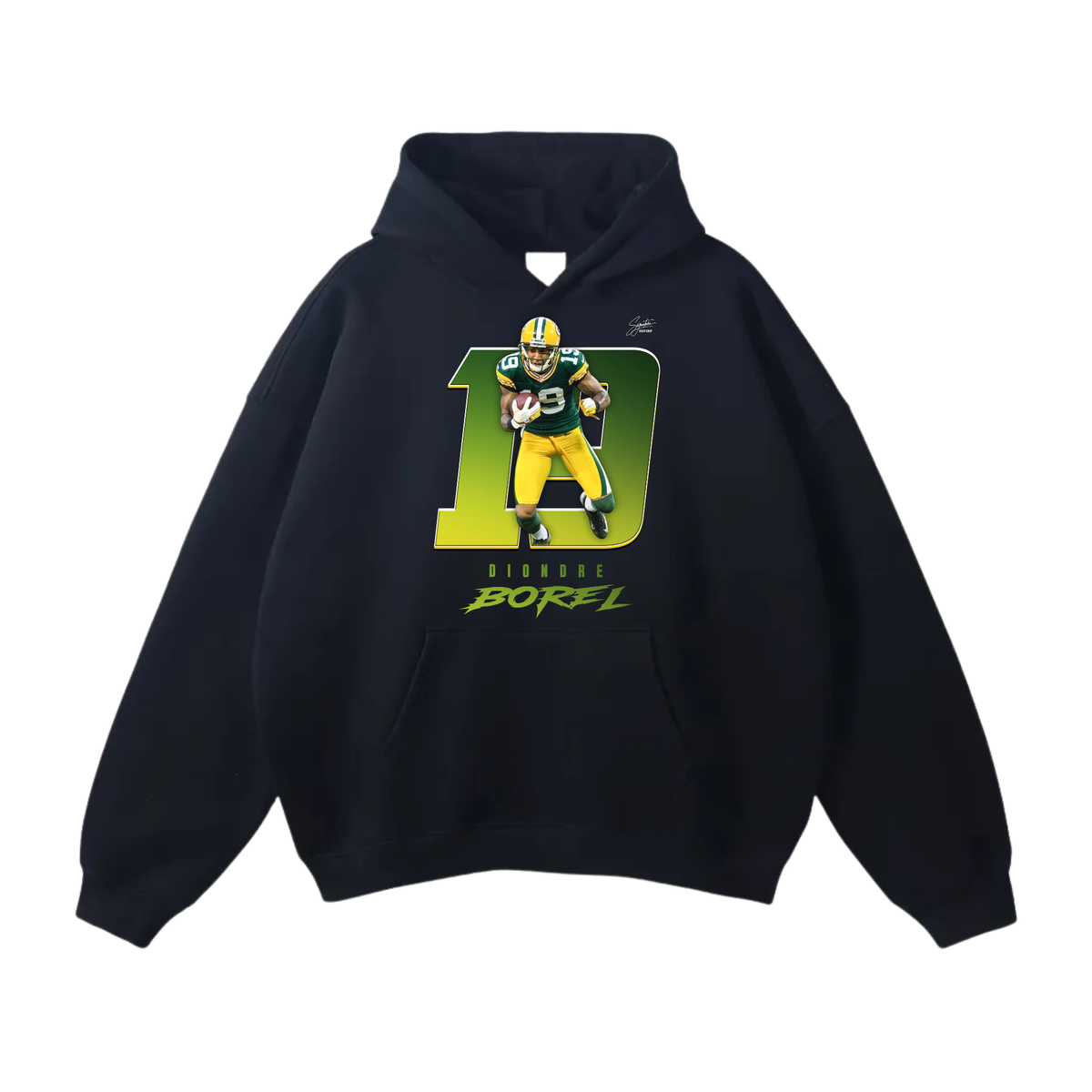 Diondre Borel Oversize Fleeced Hoodie