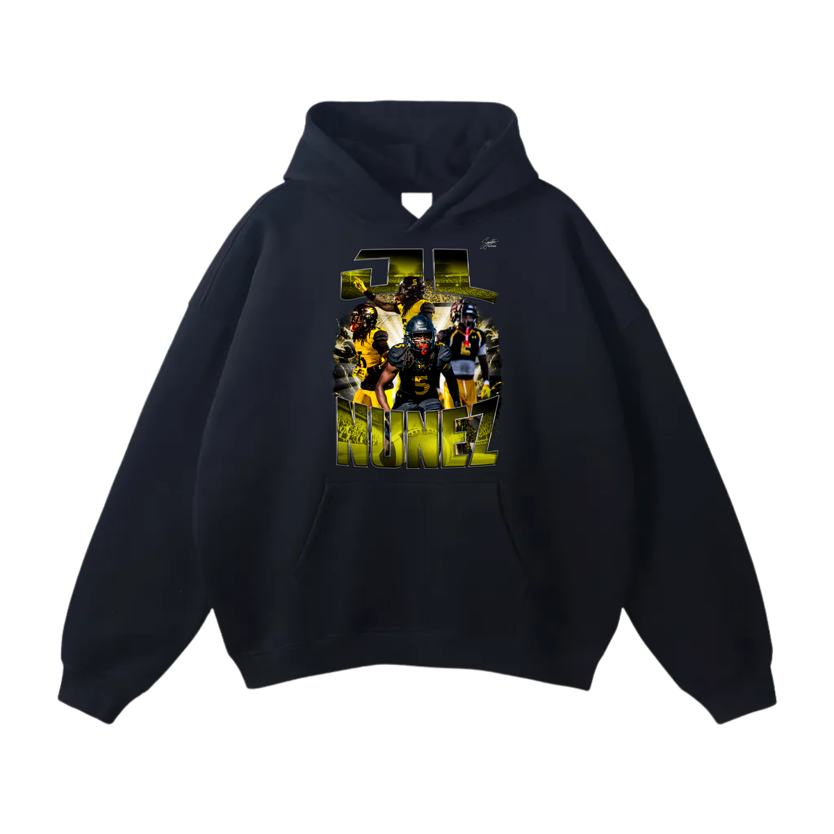 JL Nunez Oversize Fleeced Hoodie