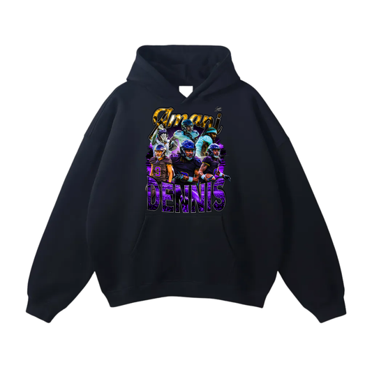 Amani Dennis Oversize Fleeced Hoodie