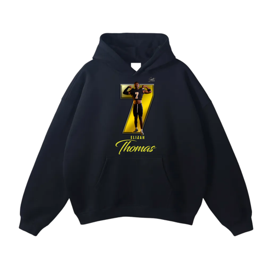 Elijah Thomas Oversize Fleeced Hoodie