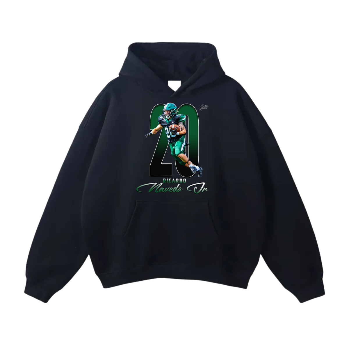 Ricardo Navedo Jr Oversize Fleeced Hoodie