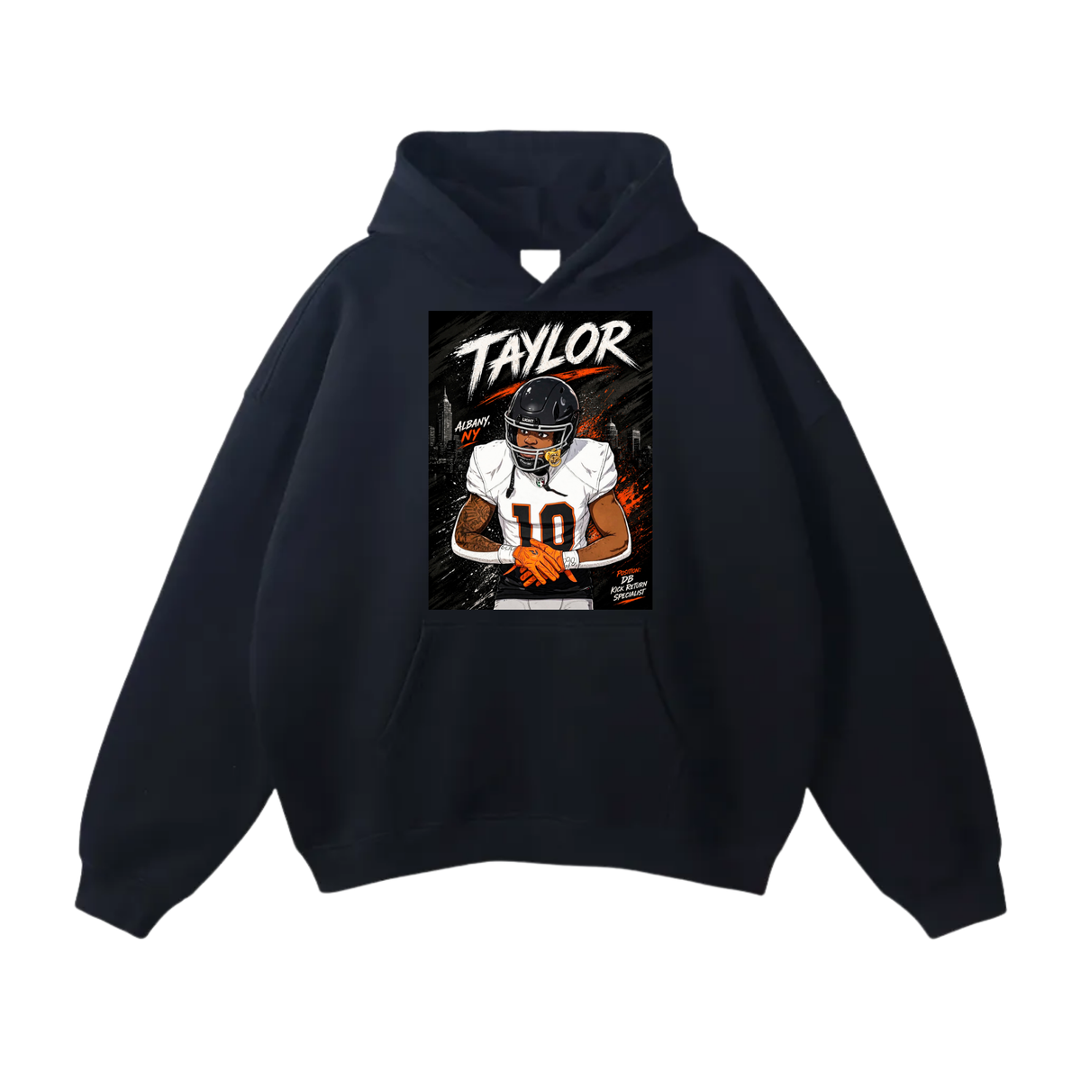 Taurian Taylor Oversize Fleeced Hoodie
