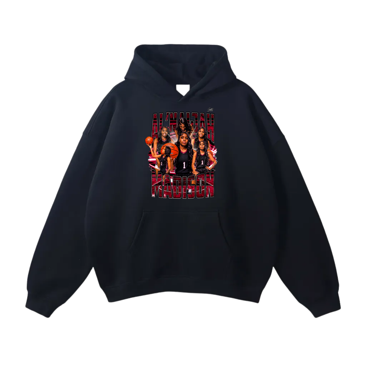 Al’naijah Madison Oversize Fleeced Hoodie