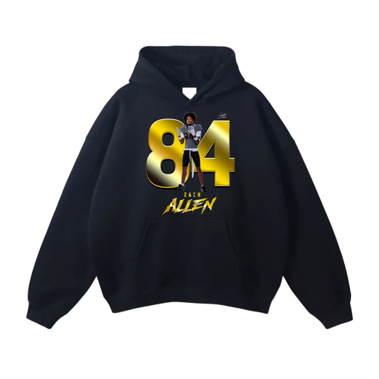 Zach Allen Oversize Fleeced Hoodie