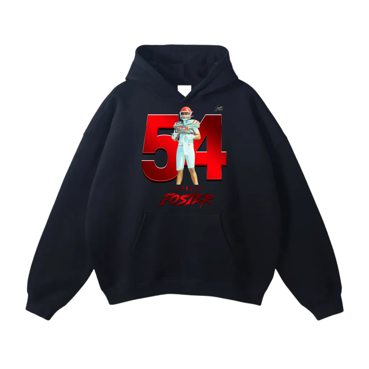 Cameron Foster Oversize Fleeced Hoodie