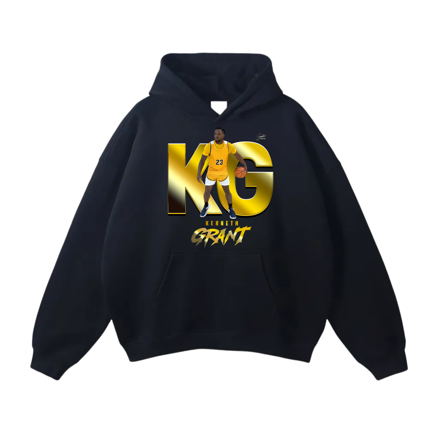 Kenneth Grant Oversize Fleeced Hoodie