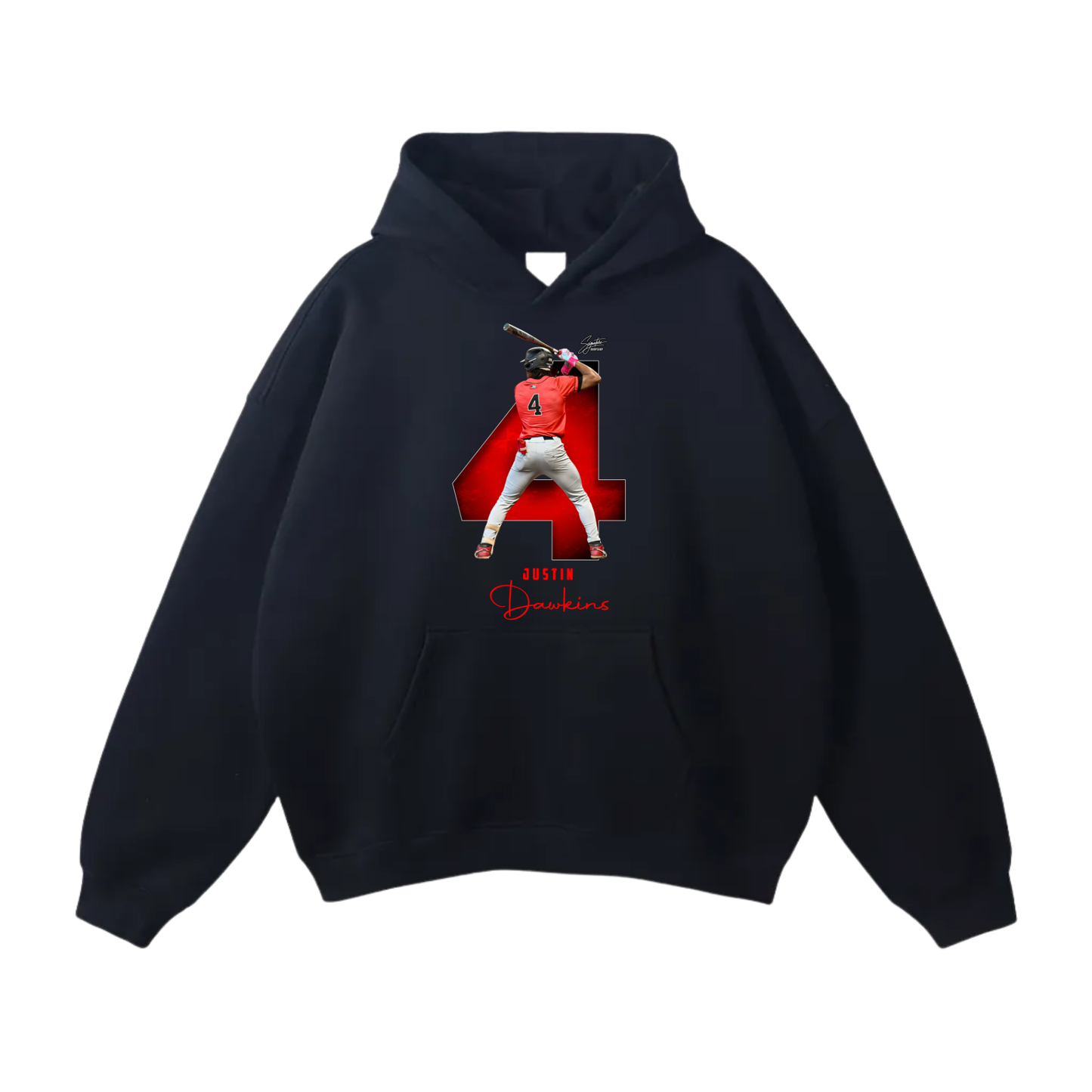 Justin Dawkins Oversize Fleeced Hoodie