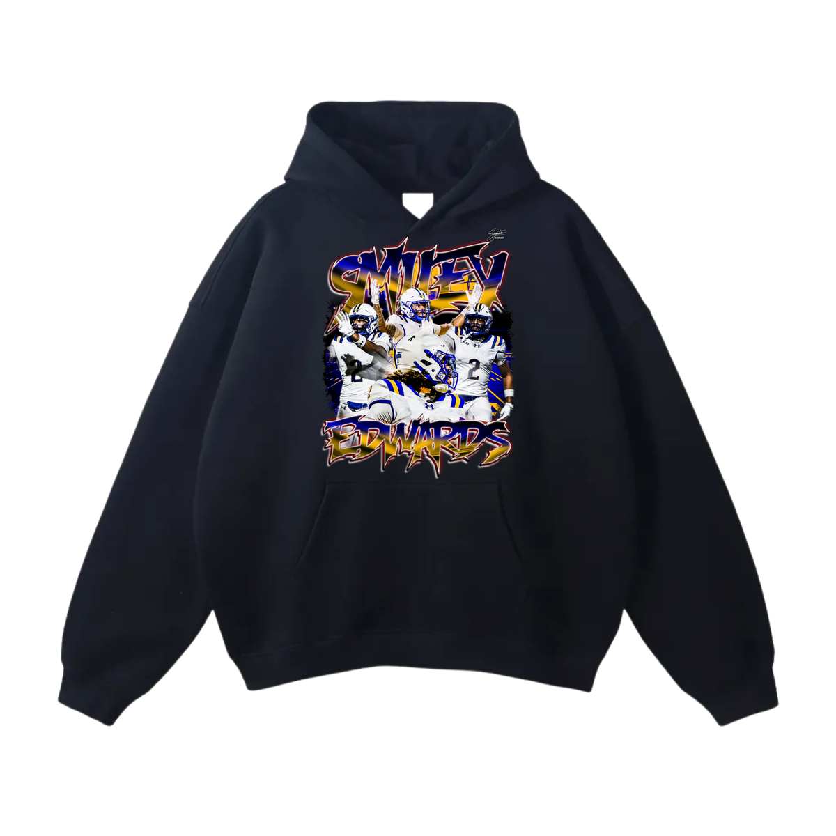 Smiley Edwards Oversize Fleeced Hoodie