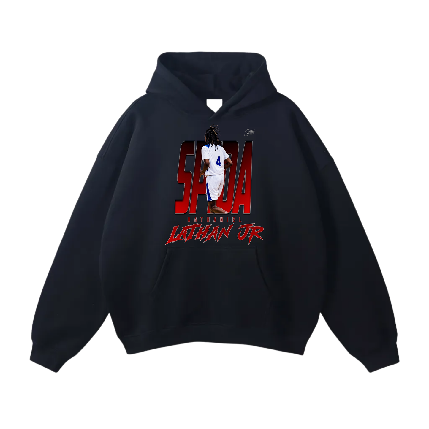 Nathaniel Lathan Jr Oversize Fleeced Hoodie