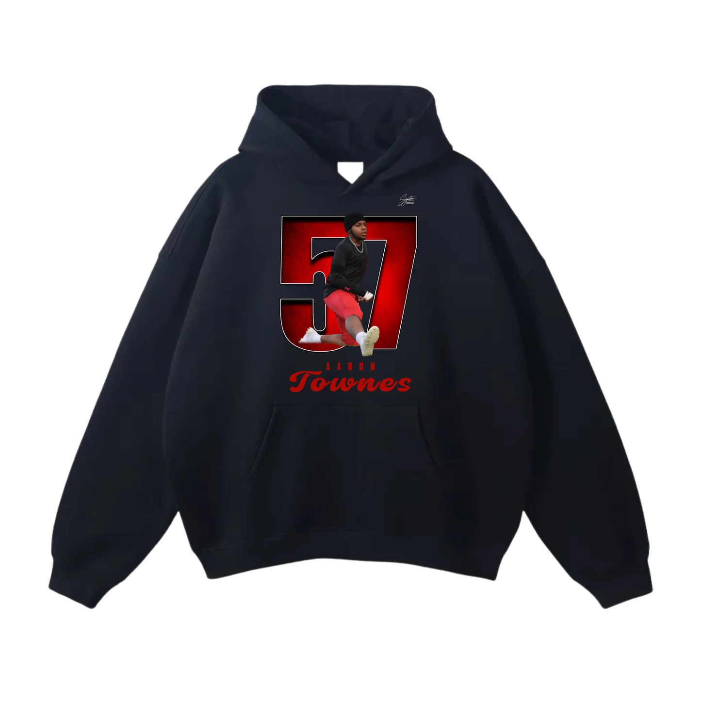Aaron Townes Oversize Fleeced Hoodie