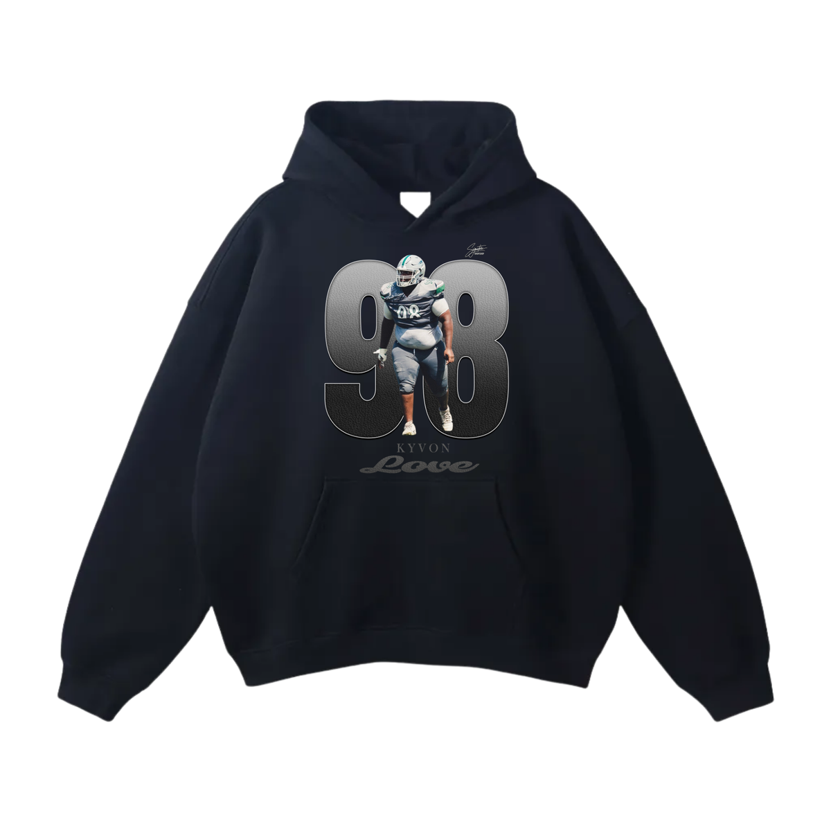 Kyvon Love Oversize Fleeced Hoodie