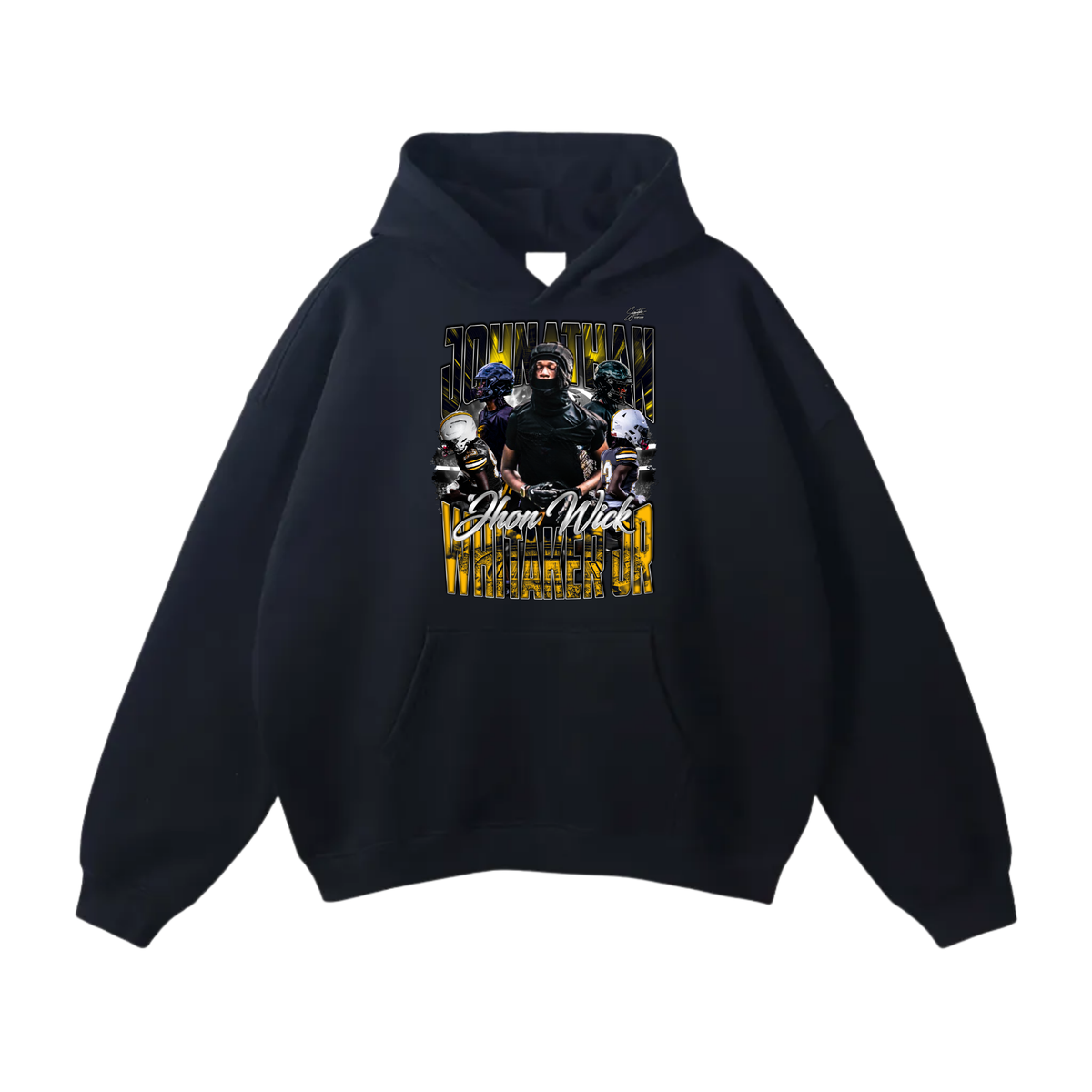 Johnathan Whitaker jr Oversize Fleeced Hoodie