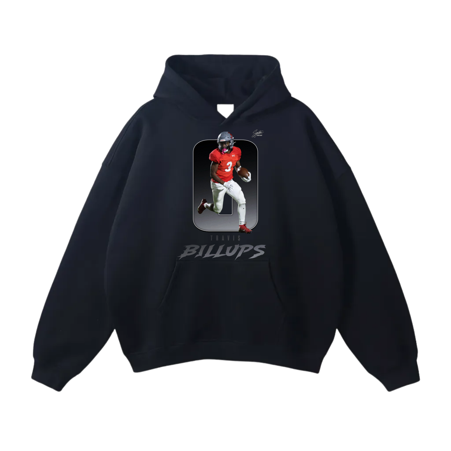 Travis Billups Oversize Fleeced Hoodie