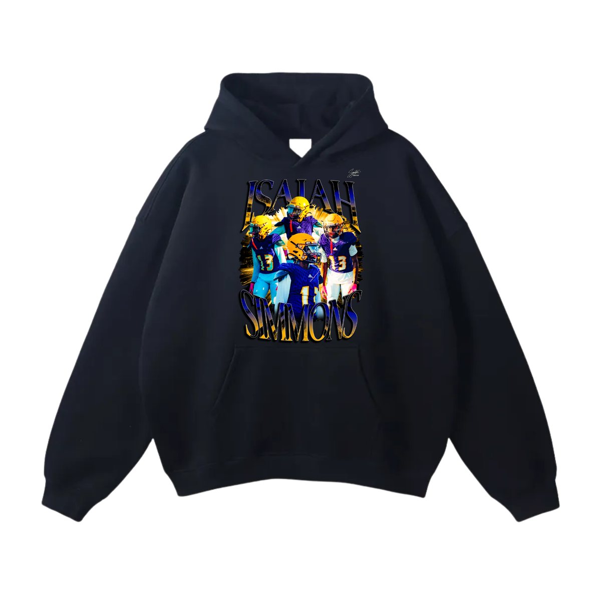 Isaiah Simmons Oversize Fleeced Hoodie