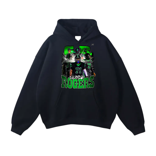 C.R Rogers Oversize Fleeced Hoodie