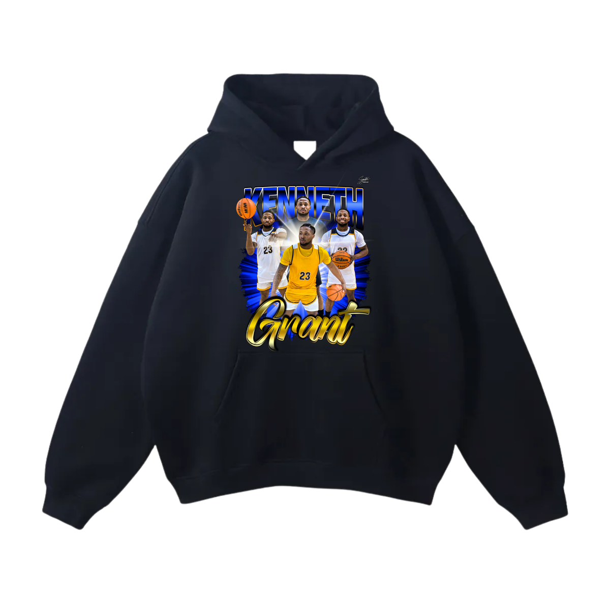 Kenneth Grant Oversize Fleeced Hoodie