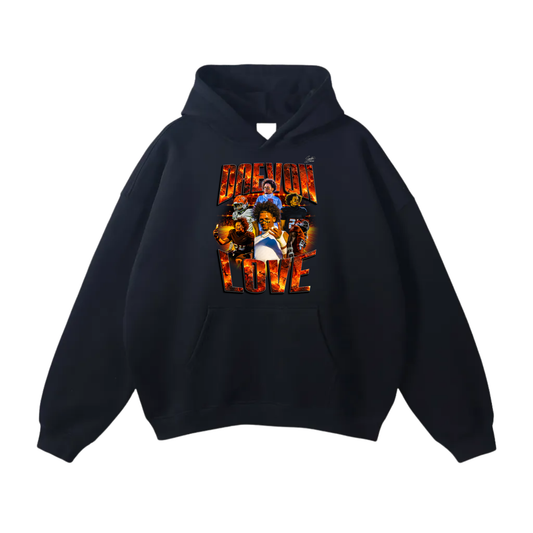 Daevon love Oversize Fleeced Hoodie