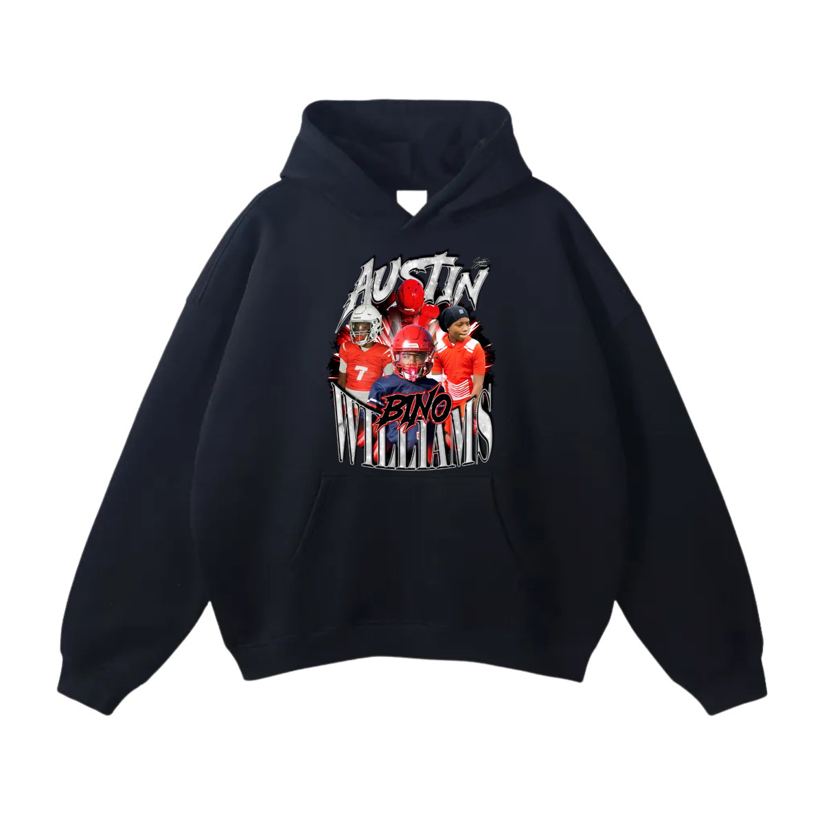 Austin Williams Oversize Fleeced Hoodie