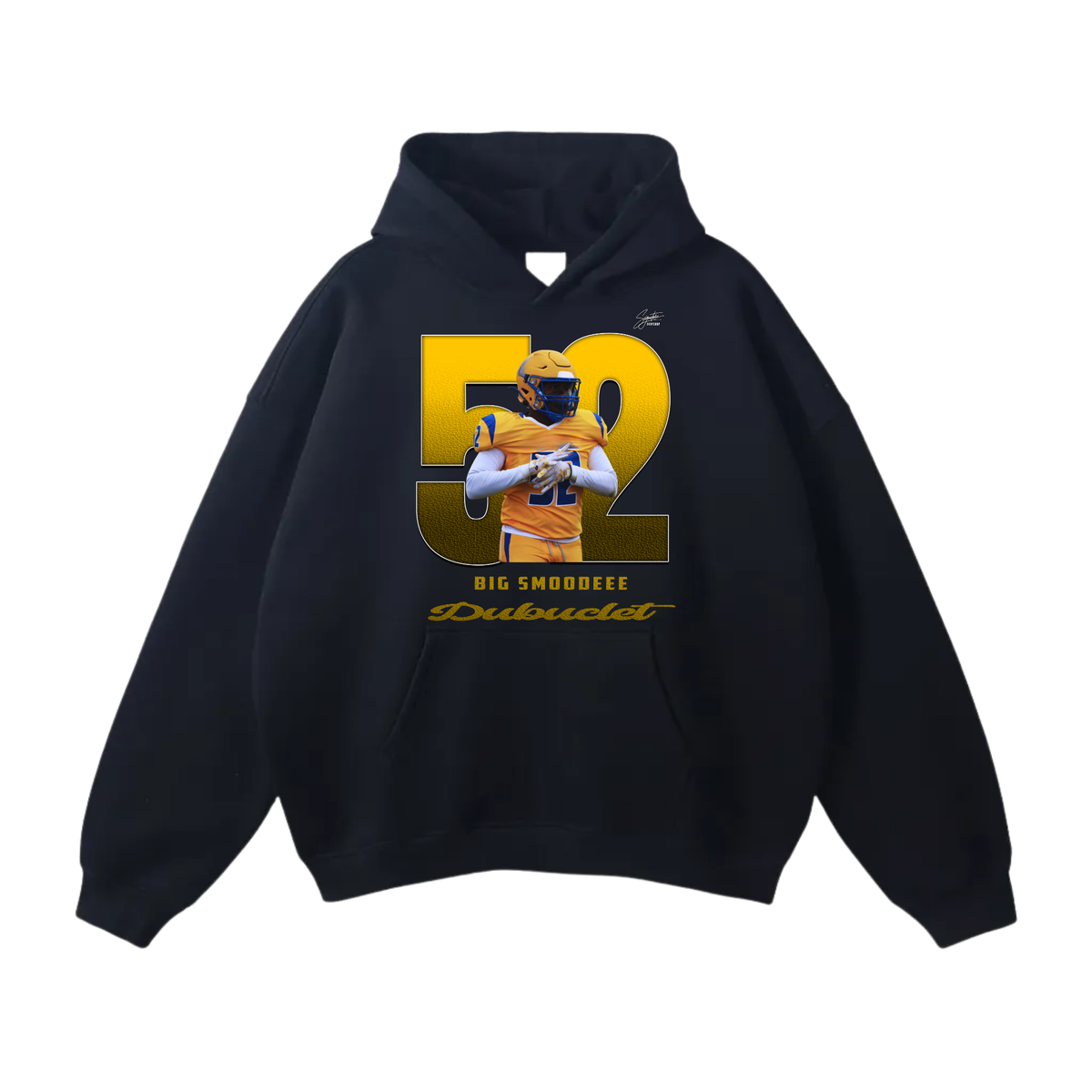 Big Smoodeee Dubuclet Oversize Fleeced Hoodie