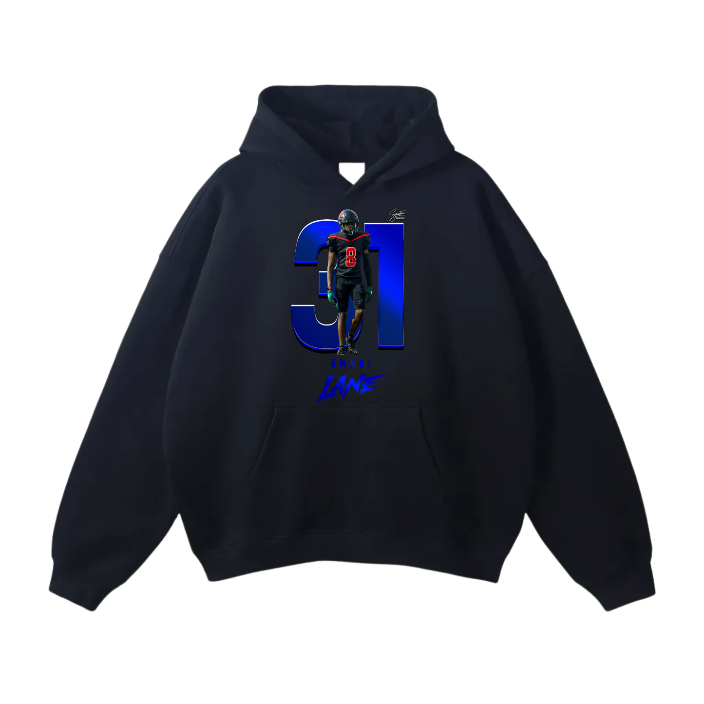Omari Lane Oversize Fleeced Hoodie