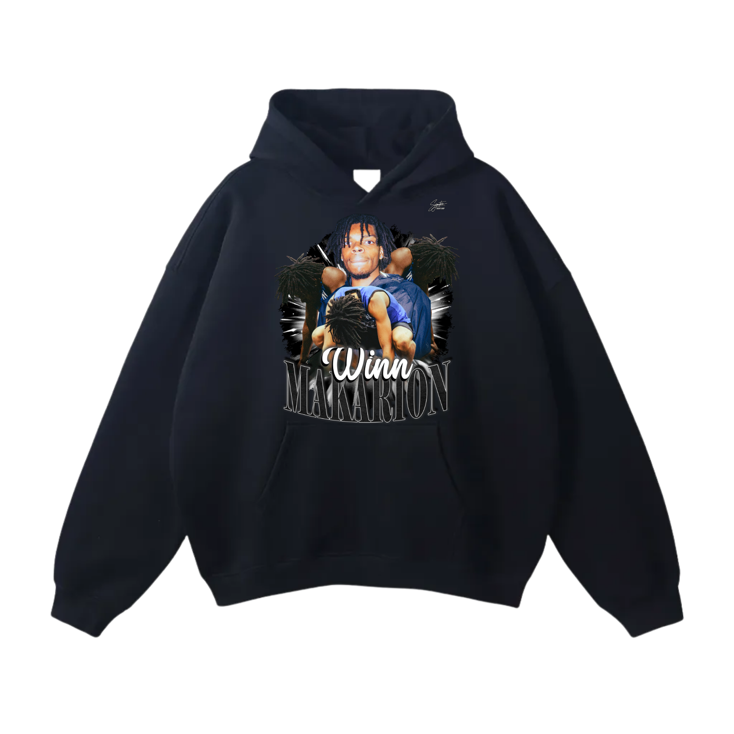Makarion Winn Oversize Fleeced Hoodie