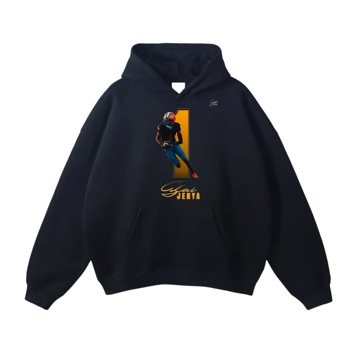 Zai Jenya Oversize Fleeced Hoodie