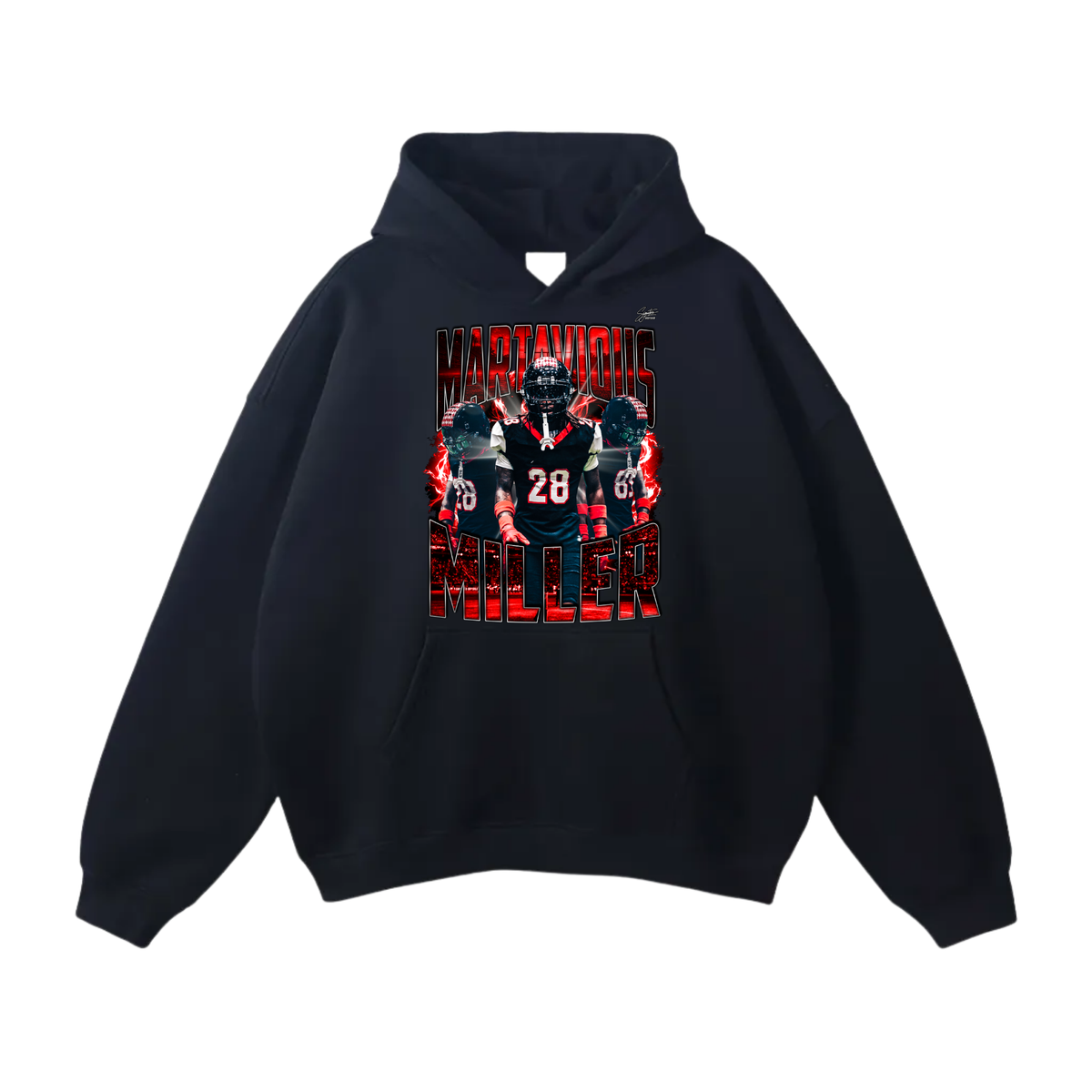 Martavious Miller Oversize Fleeced Hoodie