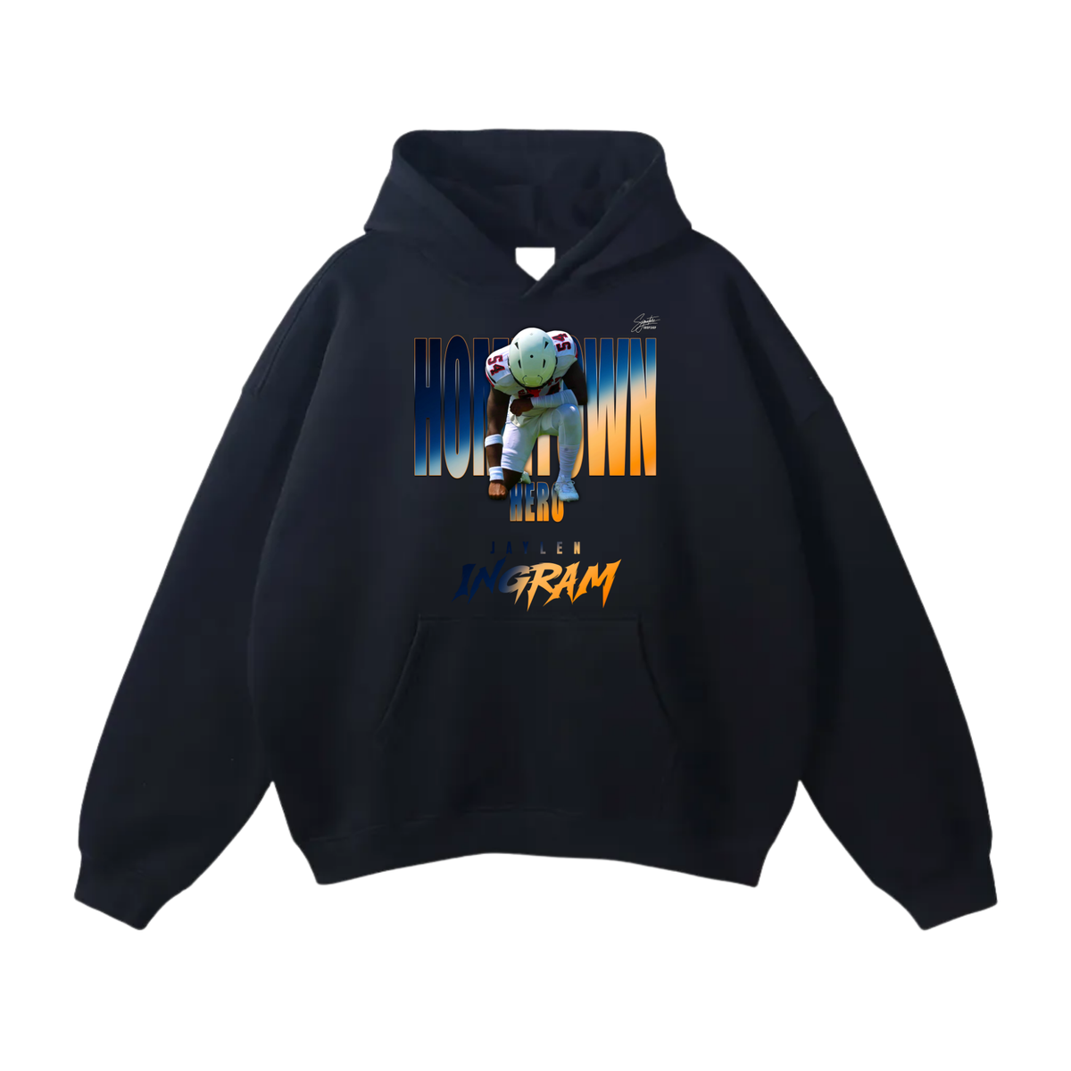 Jaylen Ingram Oversize Fleeced Hoodie
