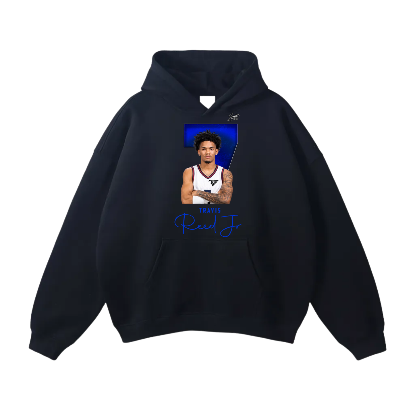 Travis Reed Jr Oversize Fleeced Hoodie