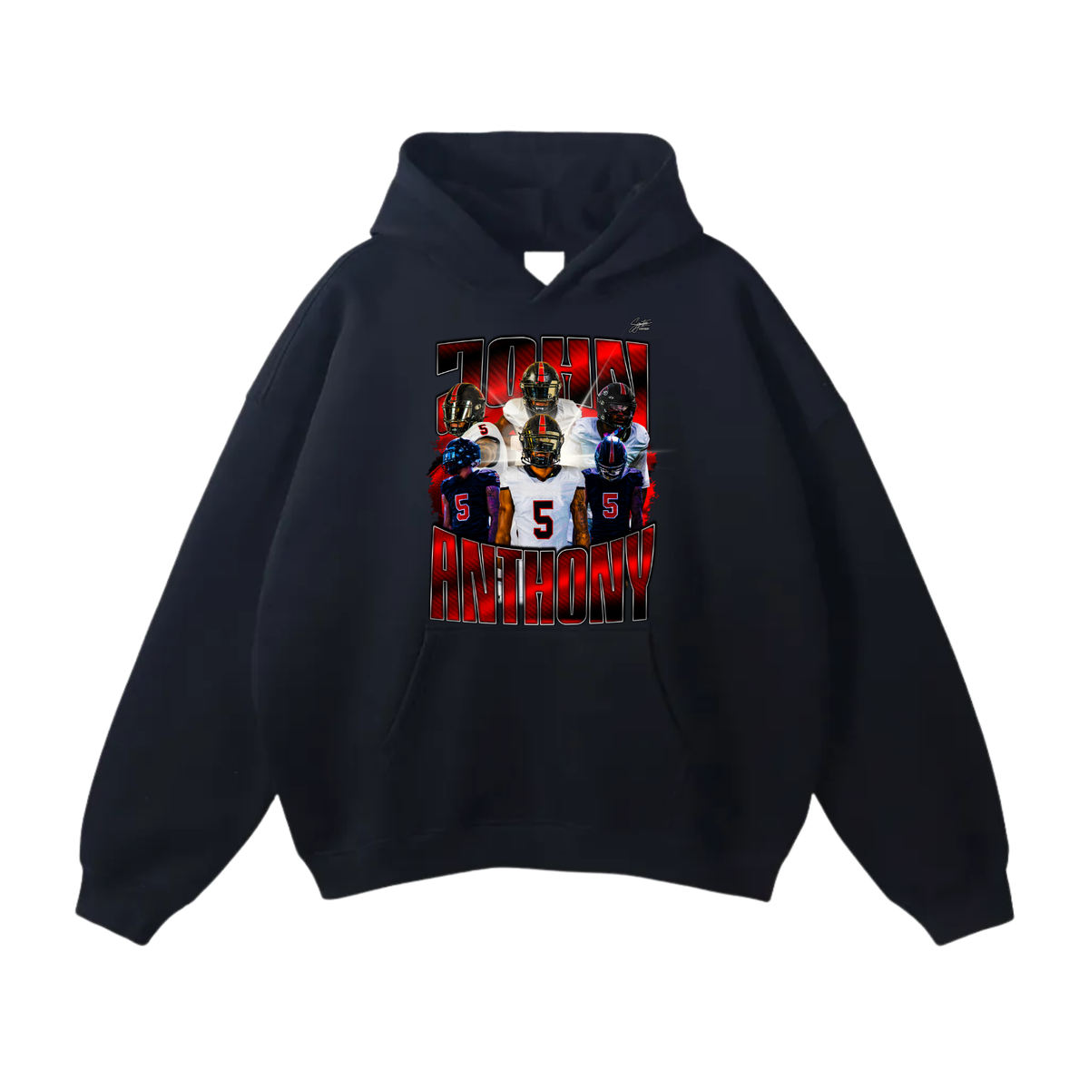 John Anthony Oversize Fleeced Hoodie