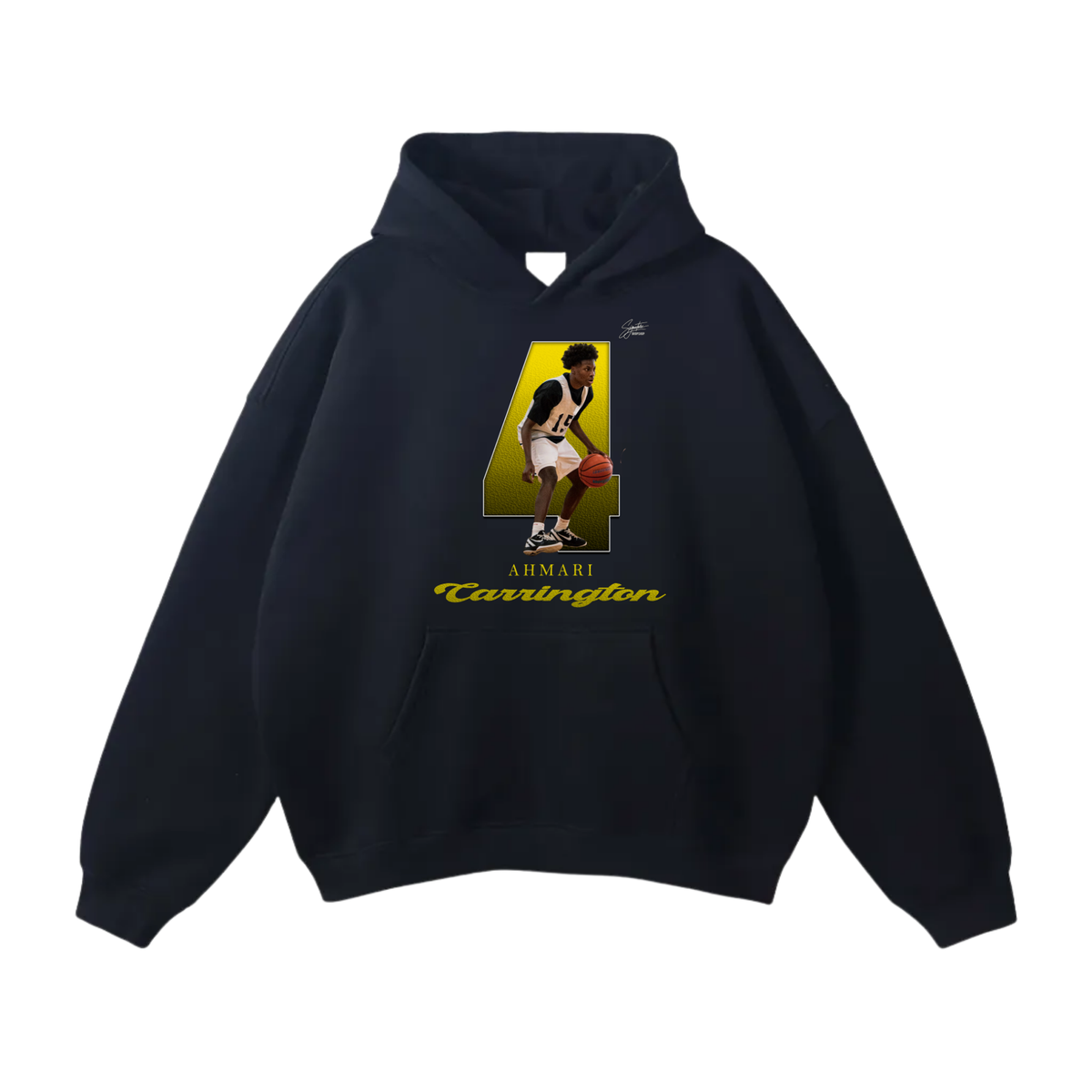 Ahmari Carrington Oversize Fleeced Hoodie