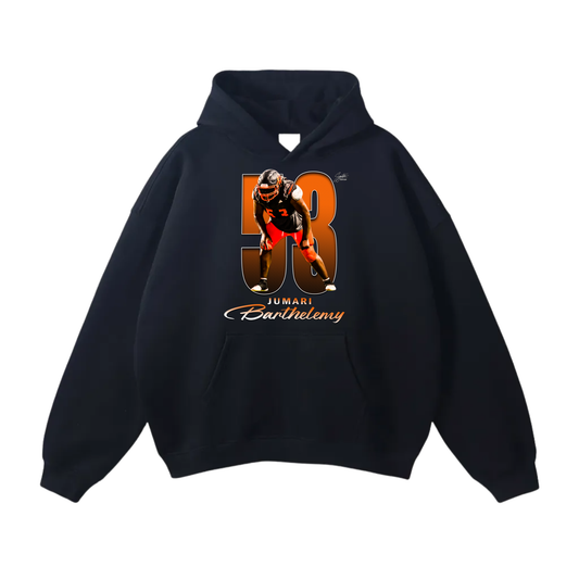 Jumari Barthelemy Oversize Fleeced Hoodie