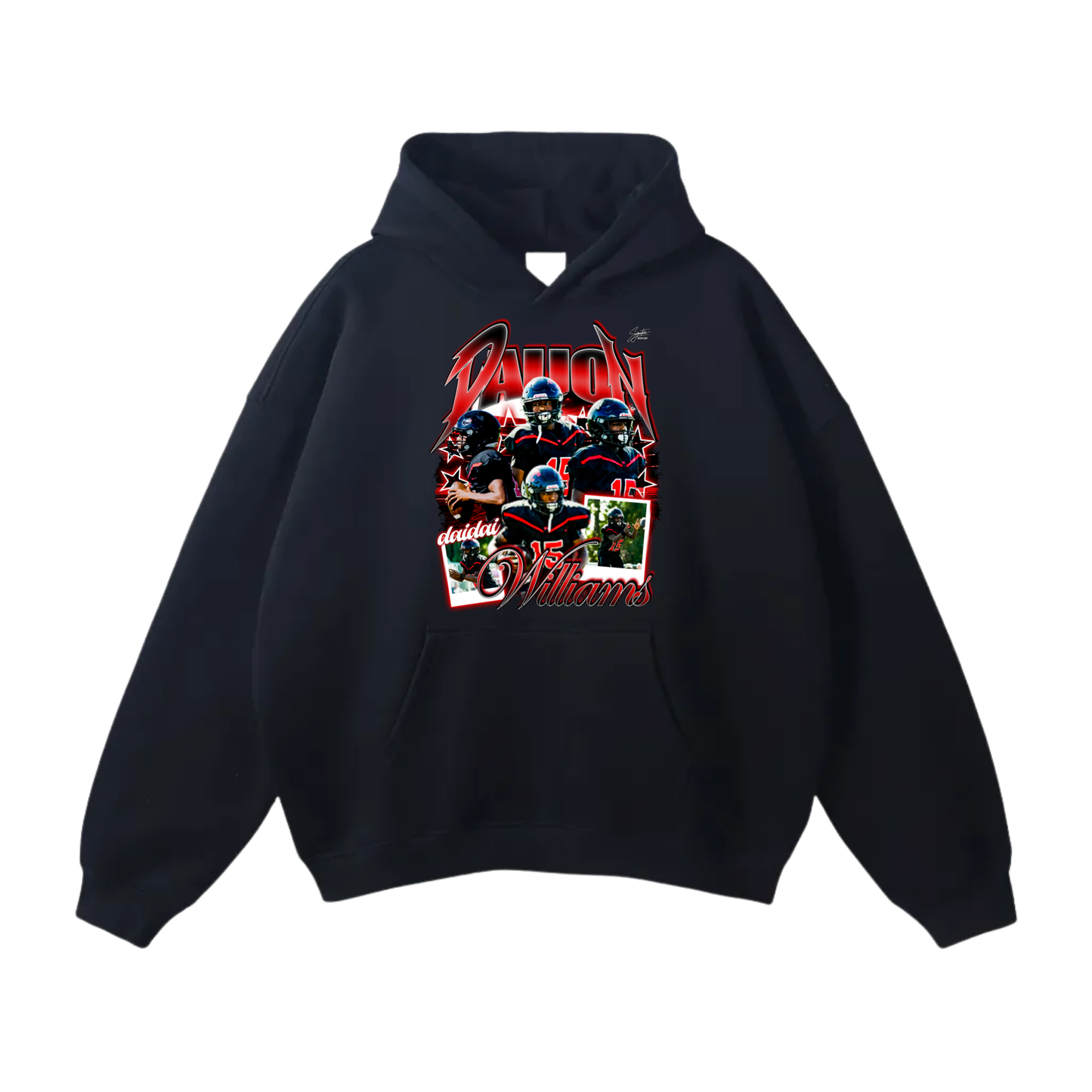 Daijon Williams Oversize Fleeced Hoodie