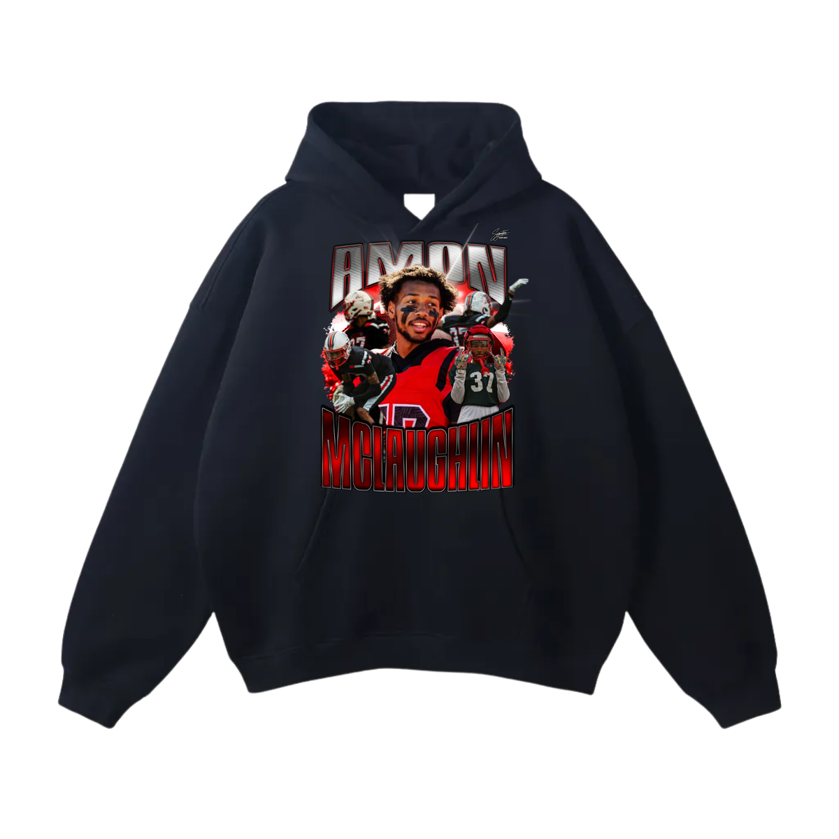Amon McLaughlin Oversize Fleeced Hoodie