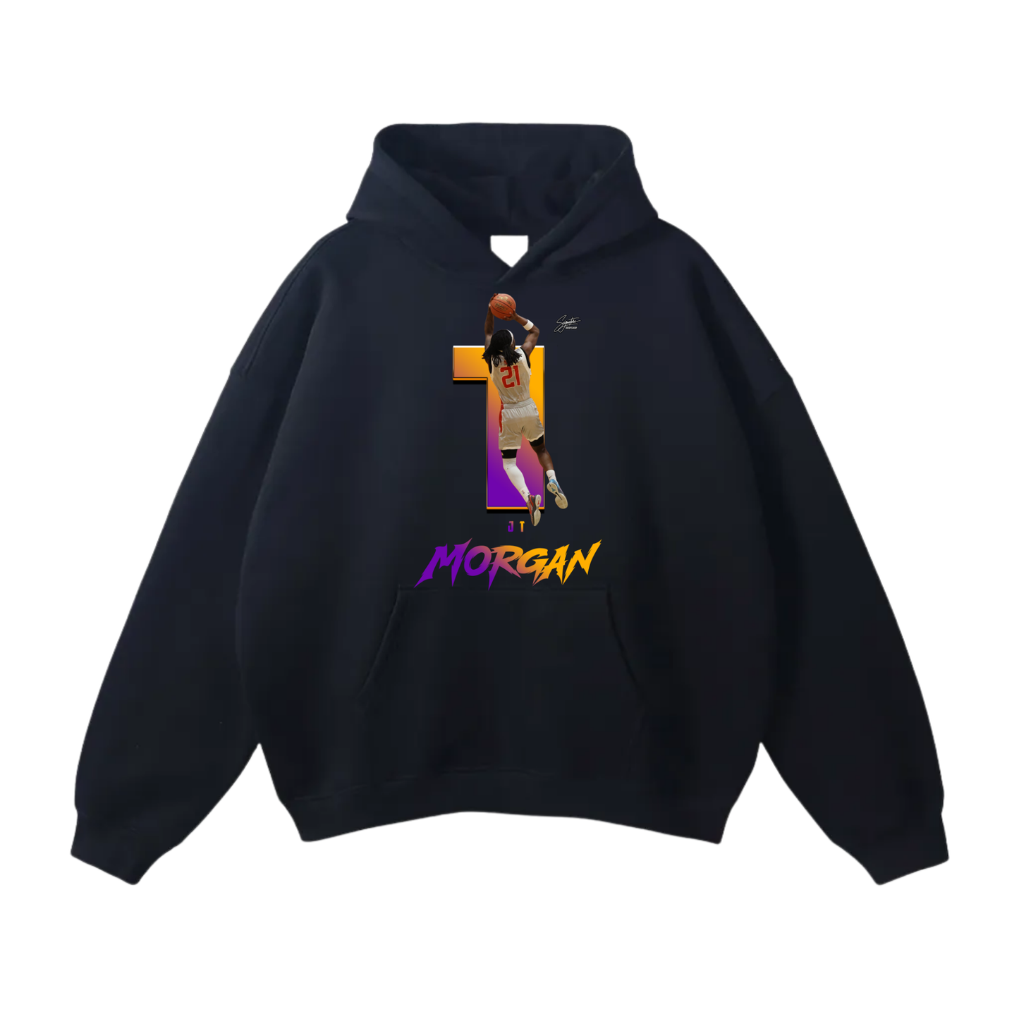 Jt Morgan Oversize Fleeced Hoodie