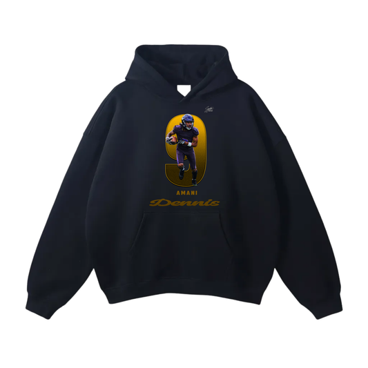 Amani Dennis Oversize Fleeced Hoodie