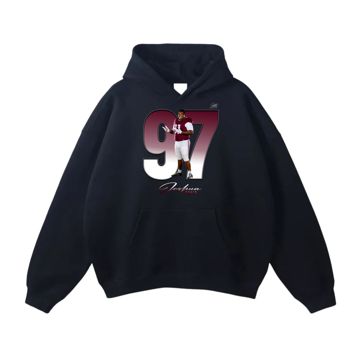 Joshua Davis Oversize Fleeced Hoodie