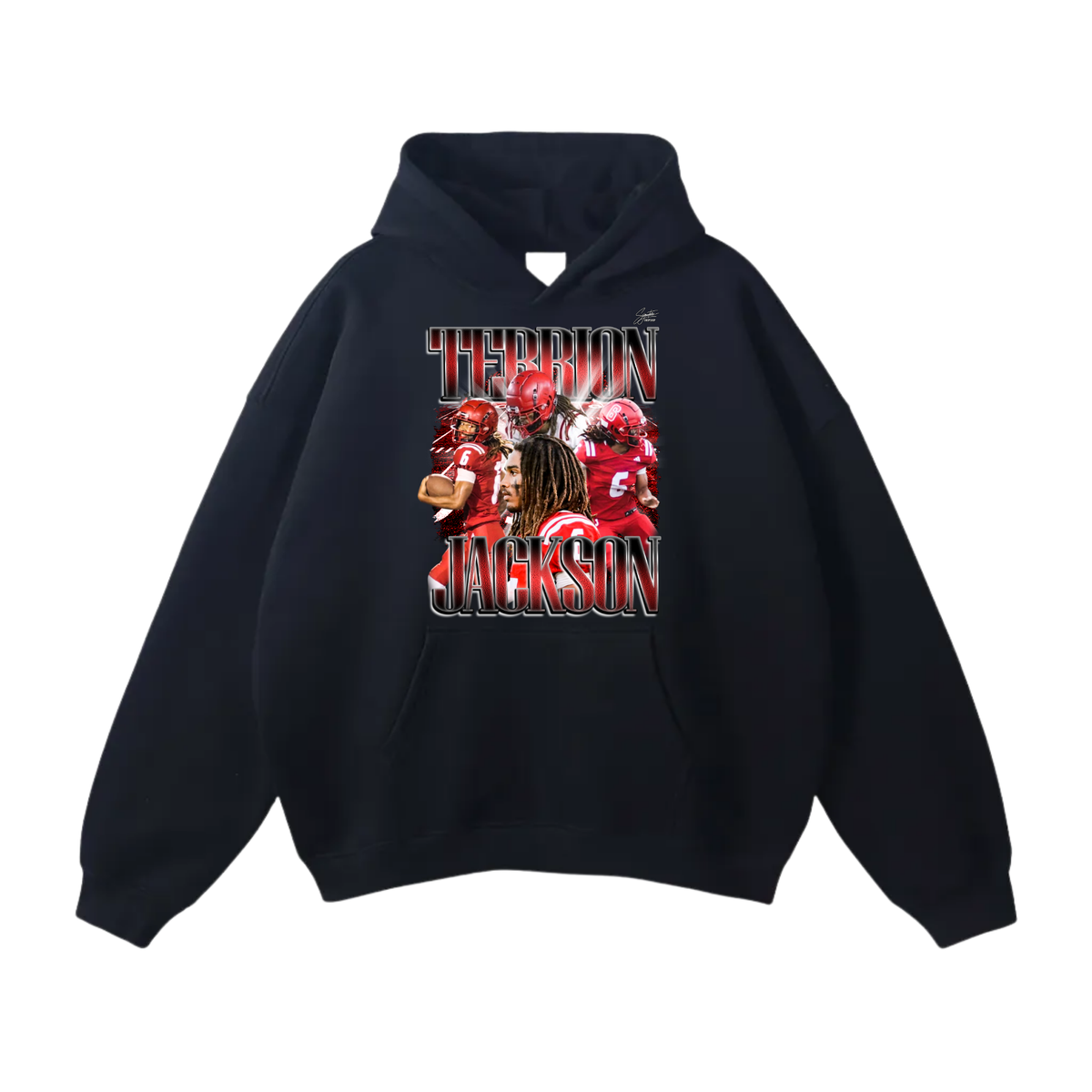 Terrion Jackson Oversize Fleeced Hoodie