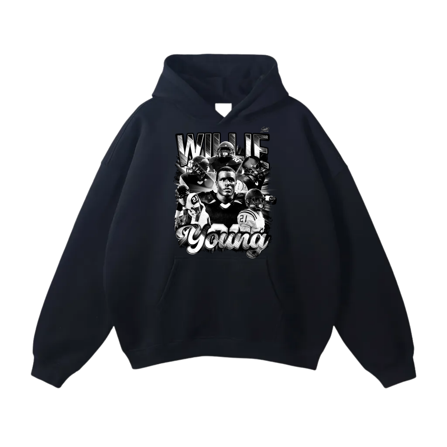 Willie Young Oversize Fleeced Hoodie