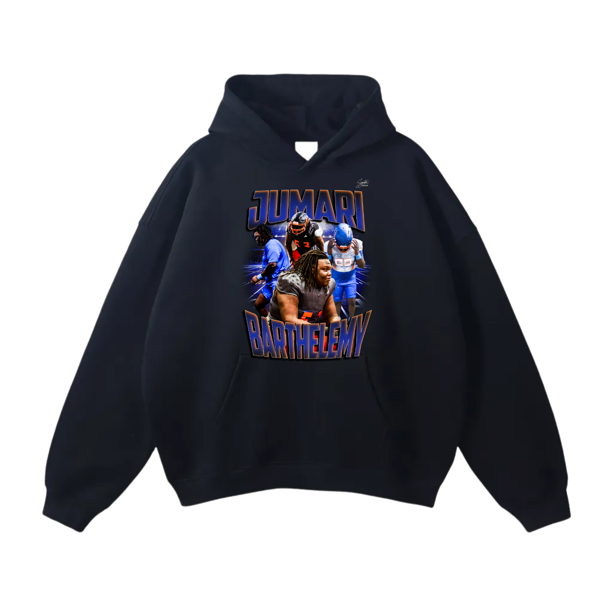 Jumari Barthelemy Oversize Fleeced Hoodie