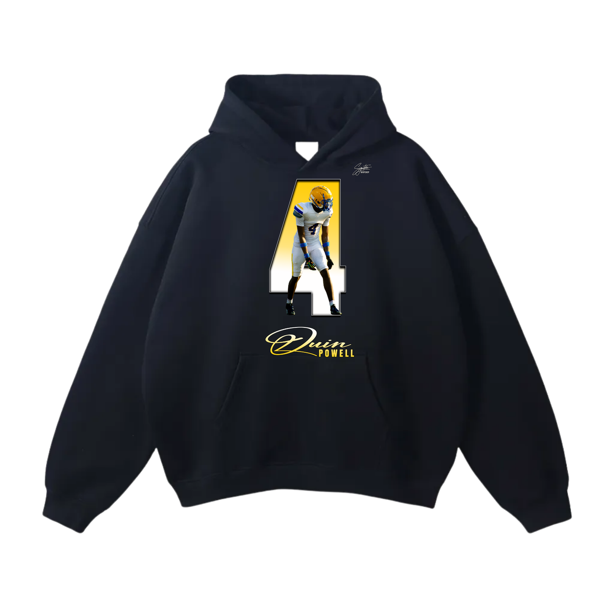 Quin Powell Oversize Fleeced Hoodie